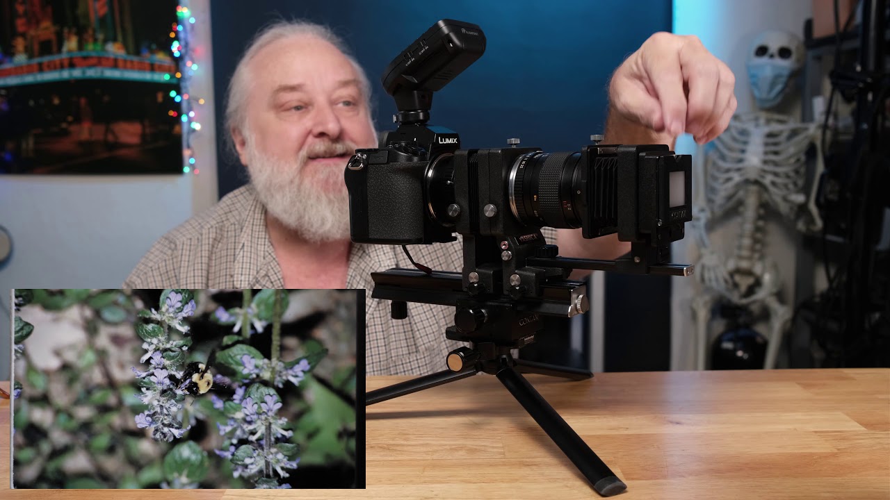 Inexpensive Slide Copying Using Vintage Bellows