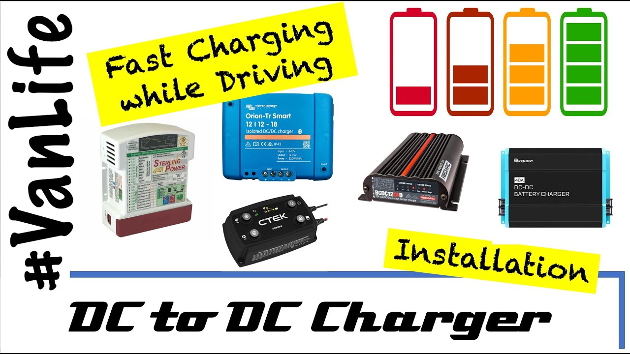Battery to Battery - B2B - DC to DC Charger Installation. Campervan, Motorhome, RV