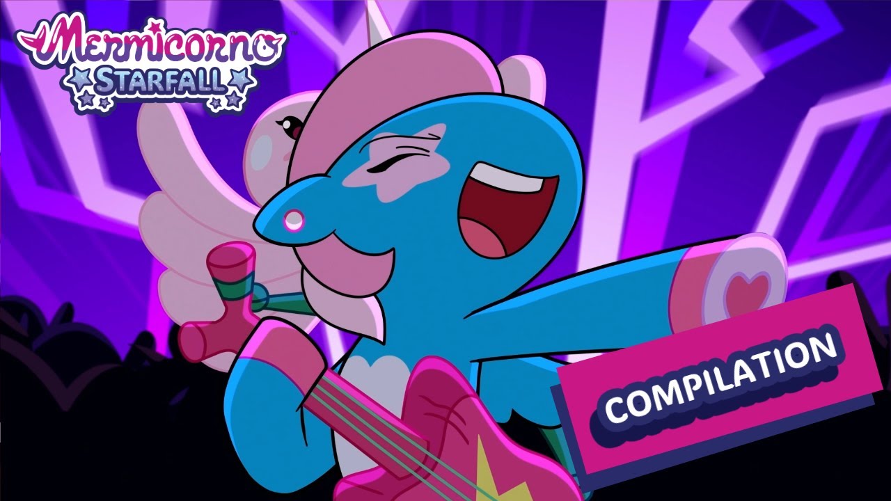 🎶 BEST SONGS Part 3 | Cartoon For Kids | Mermicorno: Starfall