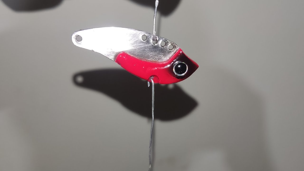 fabricación de señuelo metálico (rattlin) para pesca en ríos