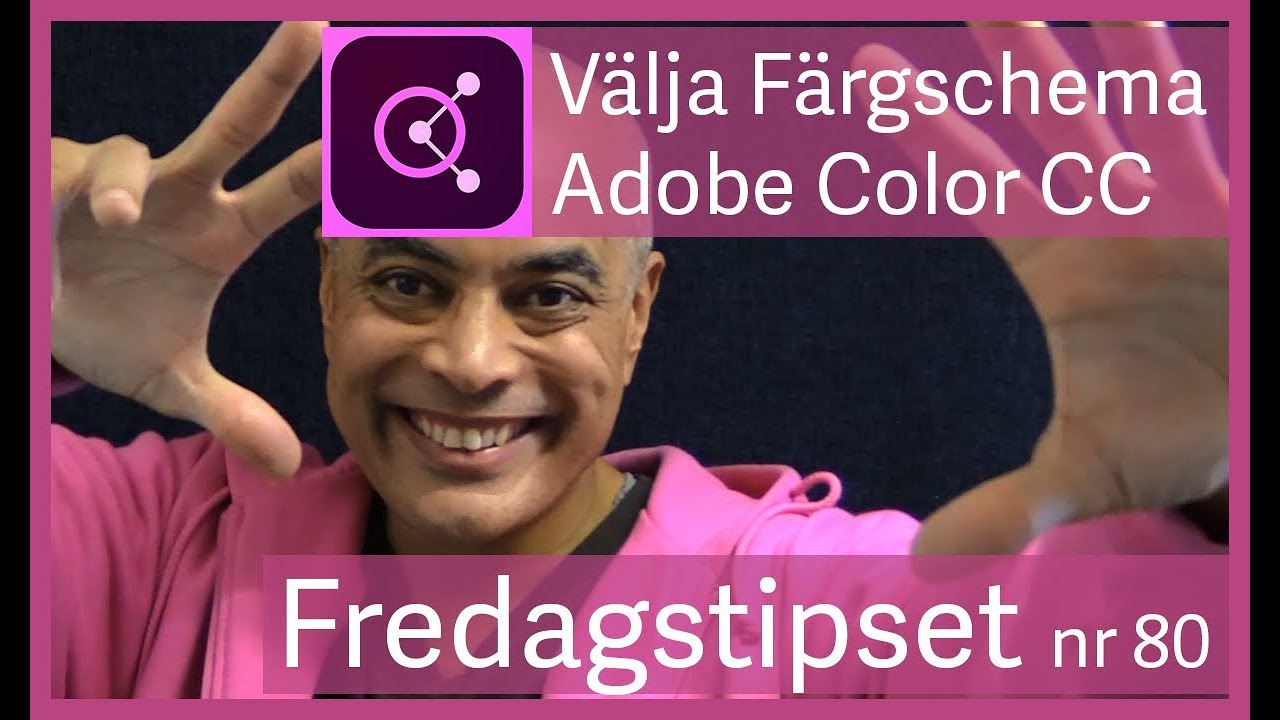 F&auml;rgschema med Adobe Color CC, Fredagstipset 80.