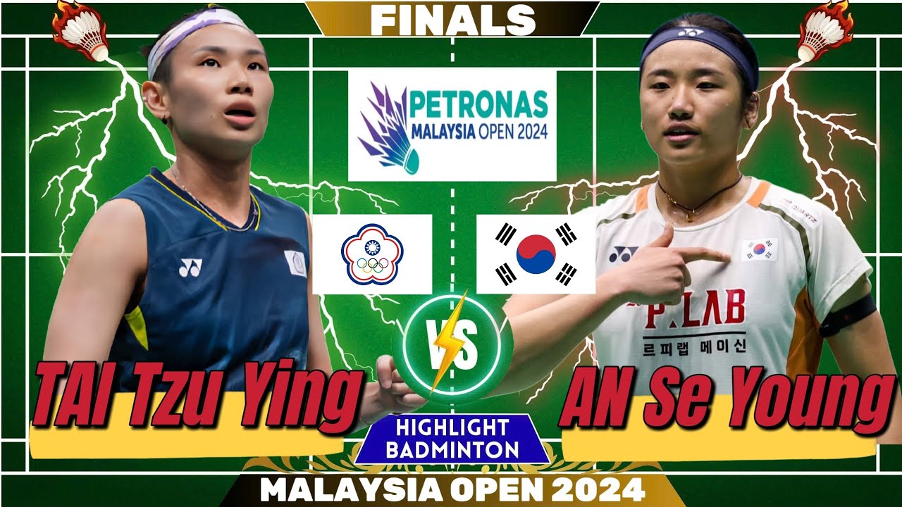 🔥 LEGENDARY 🔥 TAI TZU YING (TPE) vs AN SE YOUNG (KOR) | FINAL Malaysia Open | HD QUALITY 1080p