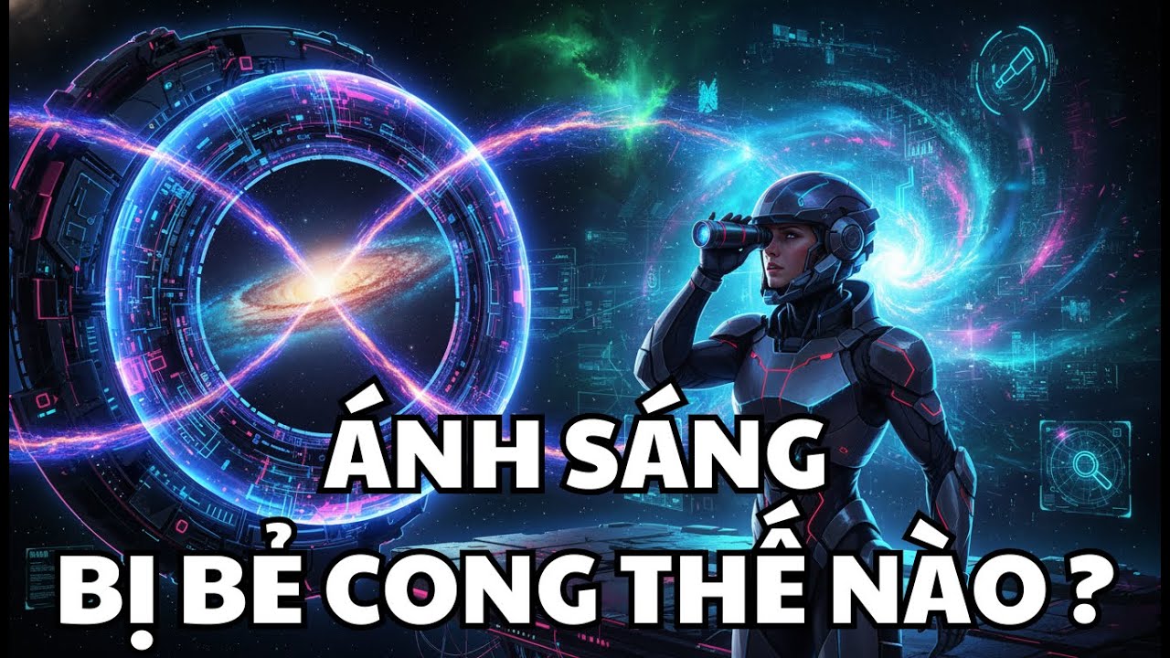 Khám phá hiện tượng bẻ cong ánh sáng qua thấu kính hấp dẫn cực kỳ thú vị cùng Vũ Trụ Mở