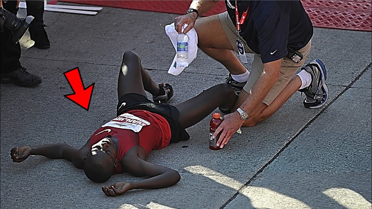 Sammy Wanjiru's Historic Marathon Finish