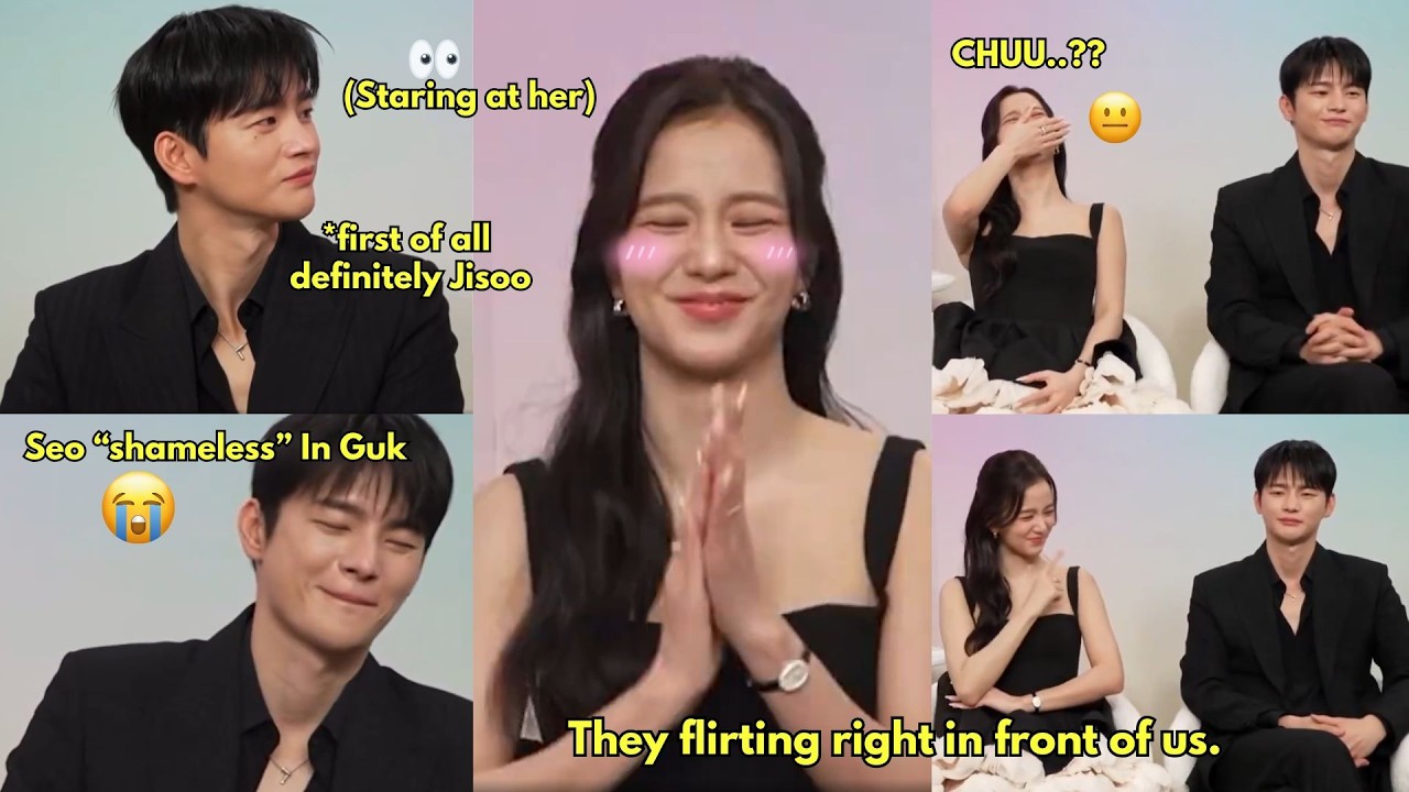 WDYM!! SEO INGUK SSI?? Saying “definitely Jisoo” while looking her straight into the eyes