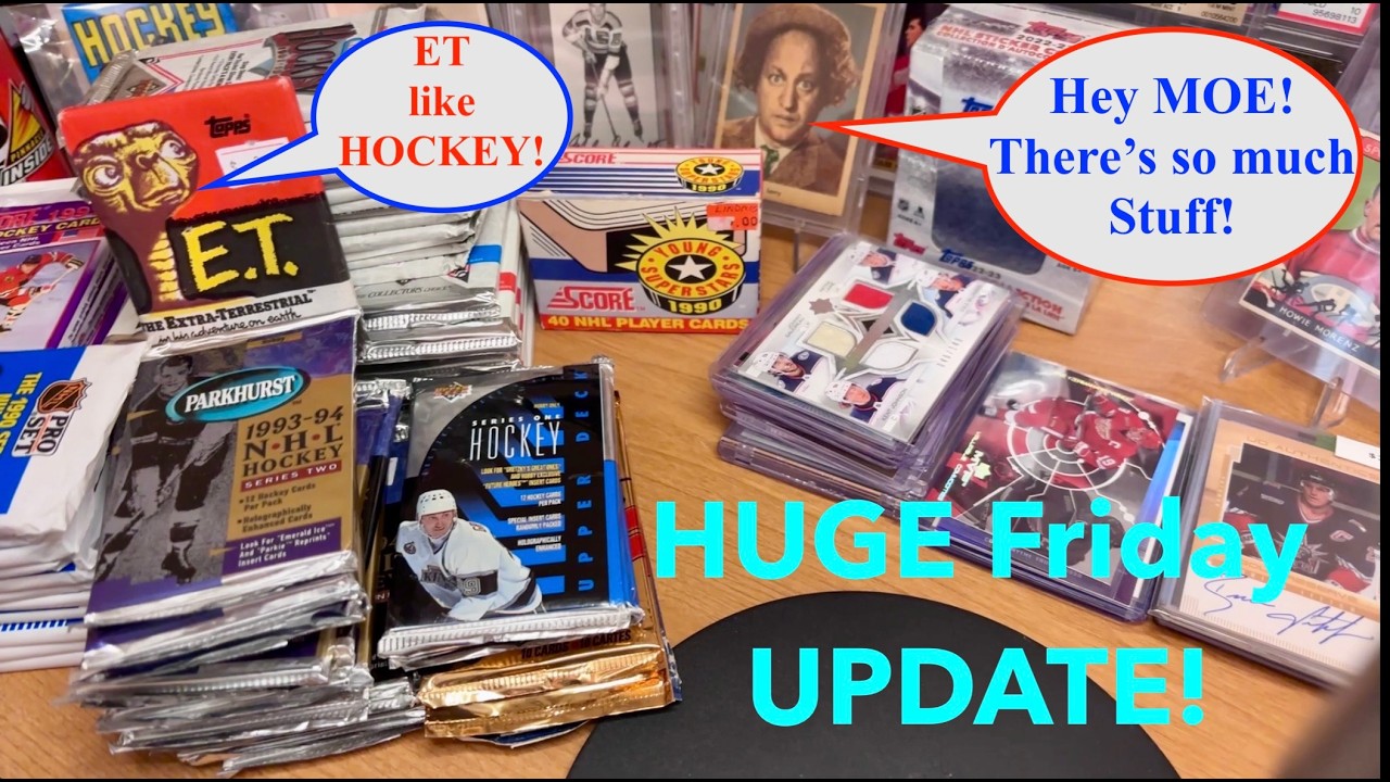 HUGE Friday UPDATE! Hockey card-mail day, show+store grabs, eBay+marketplace, etc WOW! #hockeycards