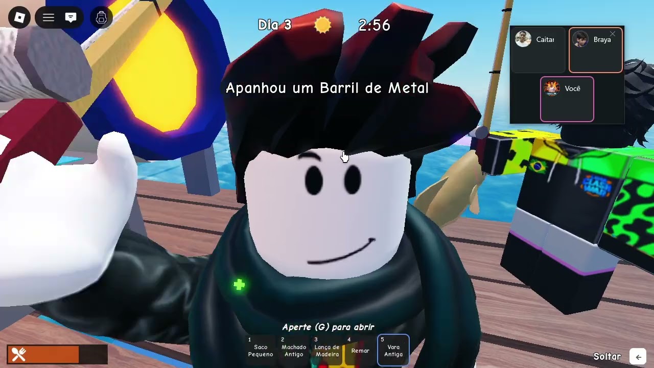 Joguei balsa 101 dias