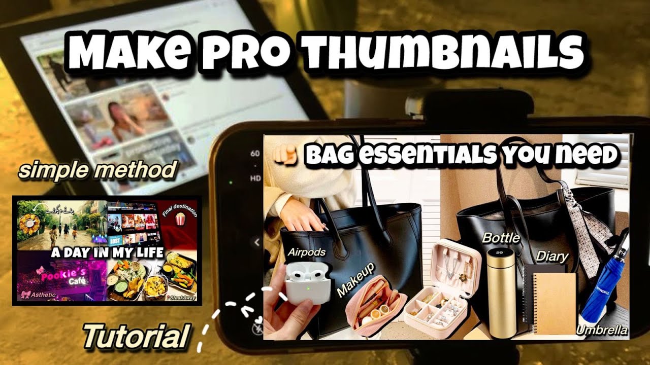 How to Make YouTube Thumbnails on Mobile | Easy, Free & Viral!