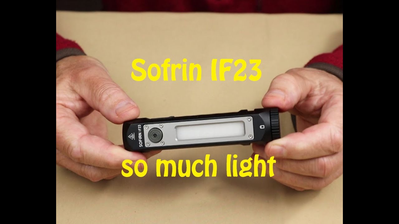Sofirn IF23 — несколько вариантов освещения