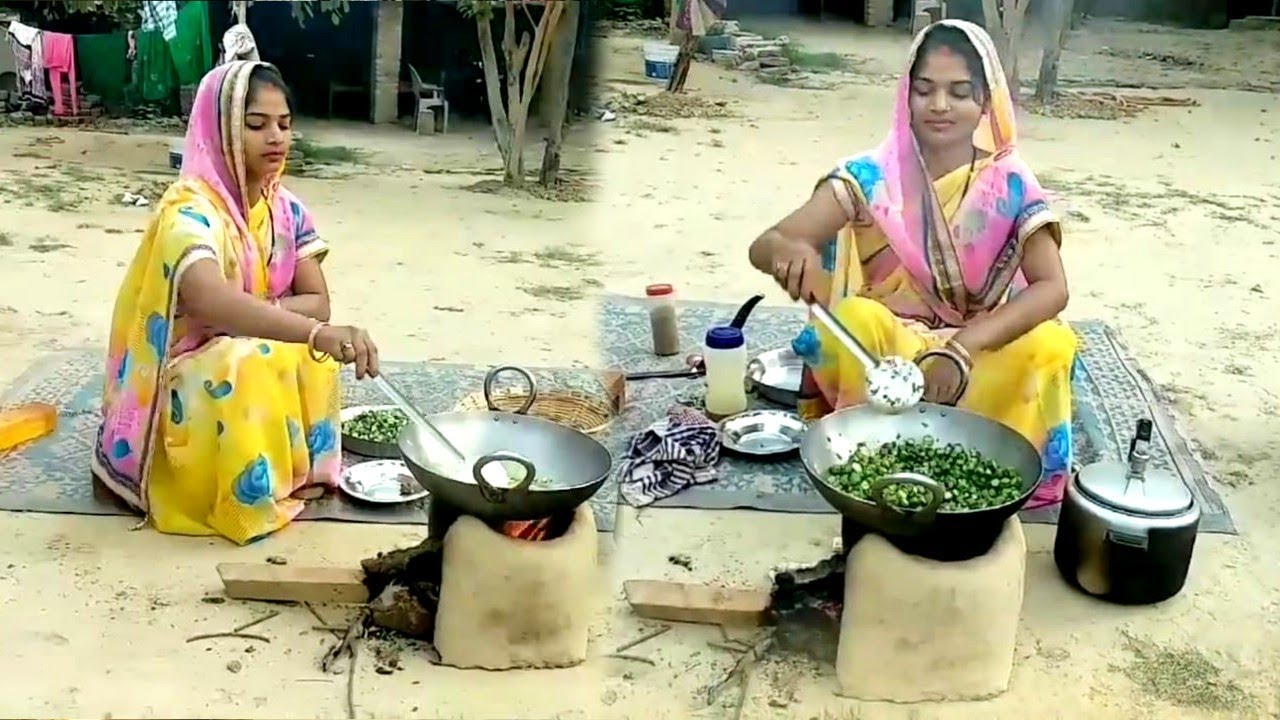 DAILY INDIAN MORNING ROUTINE 2018 IN HINDI || INDIAN DAILY LUNCH ROUTINE || VILLAGE COOKING
