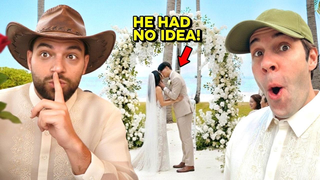 I surprised my best friend for his wedding!