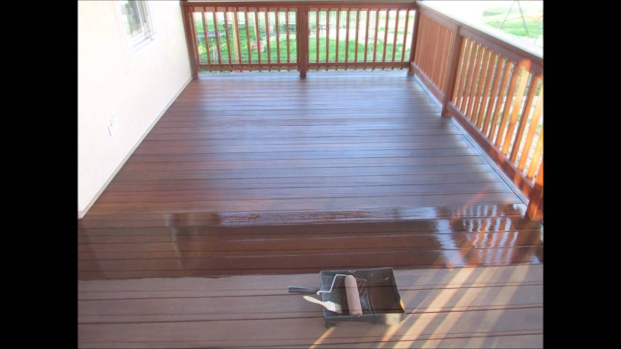 Cumaru Deck Ipe Oil Application 2014