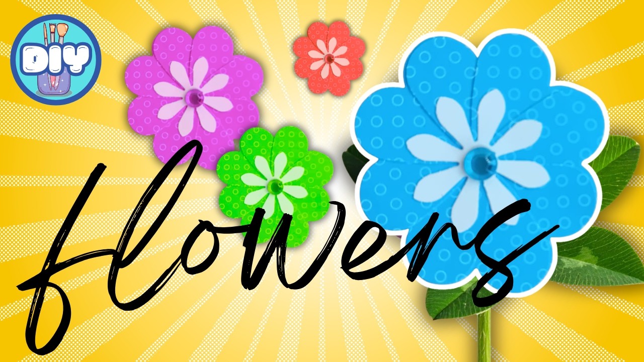 DIY Fiore Decorativo con Petali a Cuore | Idea Creativa Facile e Veloce
