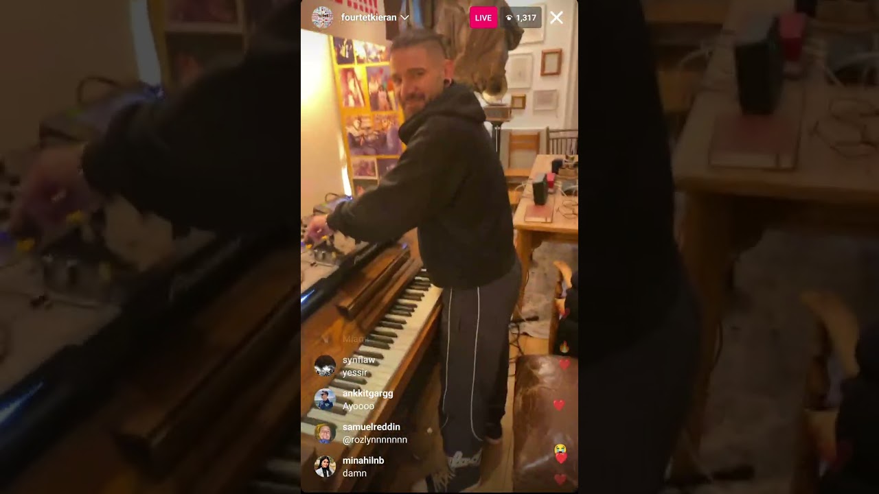 Four Tet with Fred Again & Skrillex - Rumble (Acoustic Version) | Instagram Live | 04/01/2023