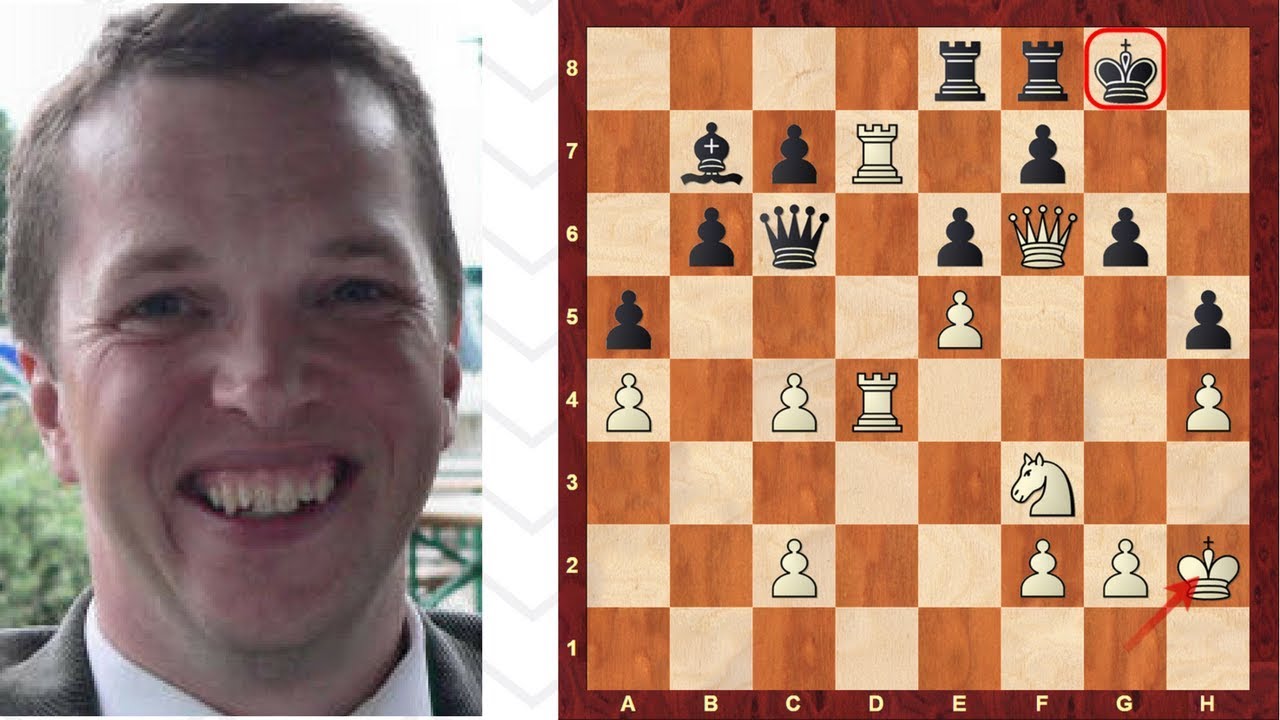 Amazing Chess Game : Middlegame King walk! - Nigel Short Immortal Game! Alekhine Defence - Amazing