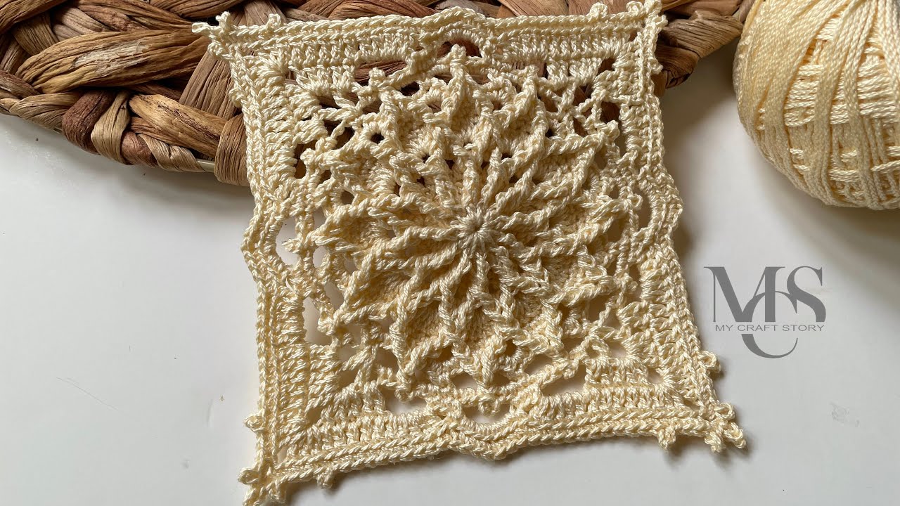How to crochet wispweave square | wispweave square pattern