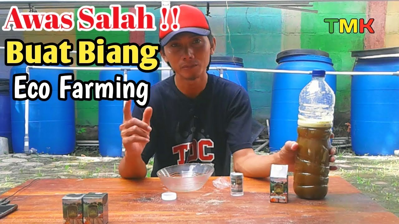 Cara Membuat Biang Pupuk Eco Farming
