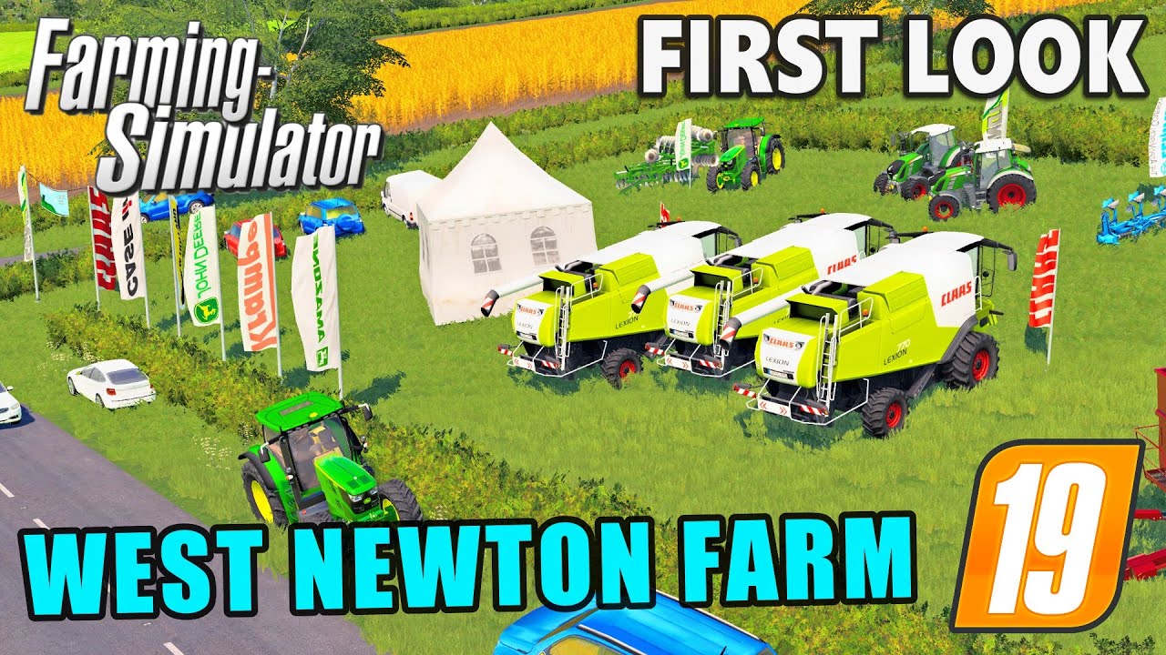 WEST NEWTON FARM | Farming Simulator 19 - FIRST LOOK!