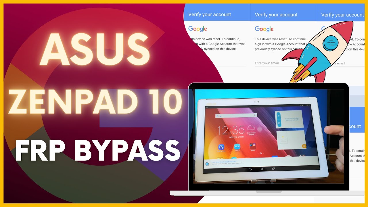 Asus Zenpad 10 Обход аккаунта Google БЫСТРЫЙ СПОСОБ