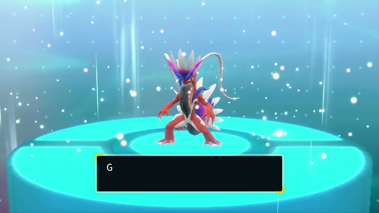 adding Koraidon to my pokedex in Pok&eacute;mon Violet