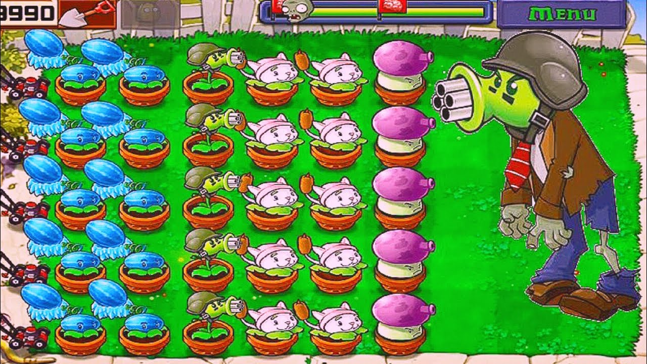 Plants Vs Zombies | Mini Games | ZomBotany 1&2 Completed Gameplay Full HD 1080p 60fps