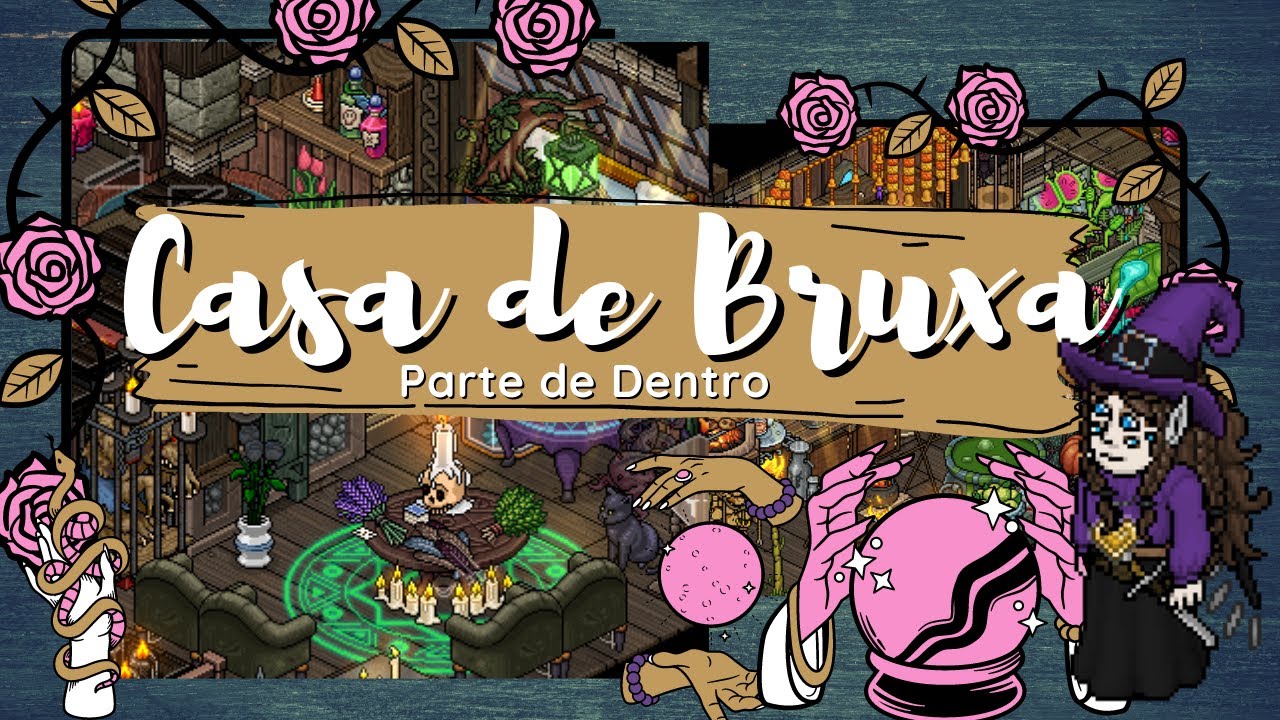Casa de Bruxa (Parte de Dentro) / Witch House (Inside) - Construção Habbo