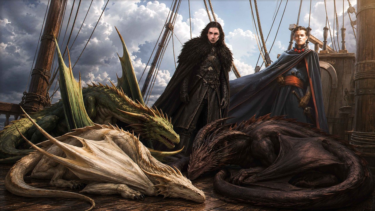 What If Daenerys' Dragons Left Her for Jon Snow & Young Griff