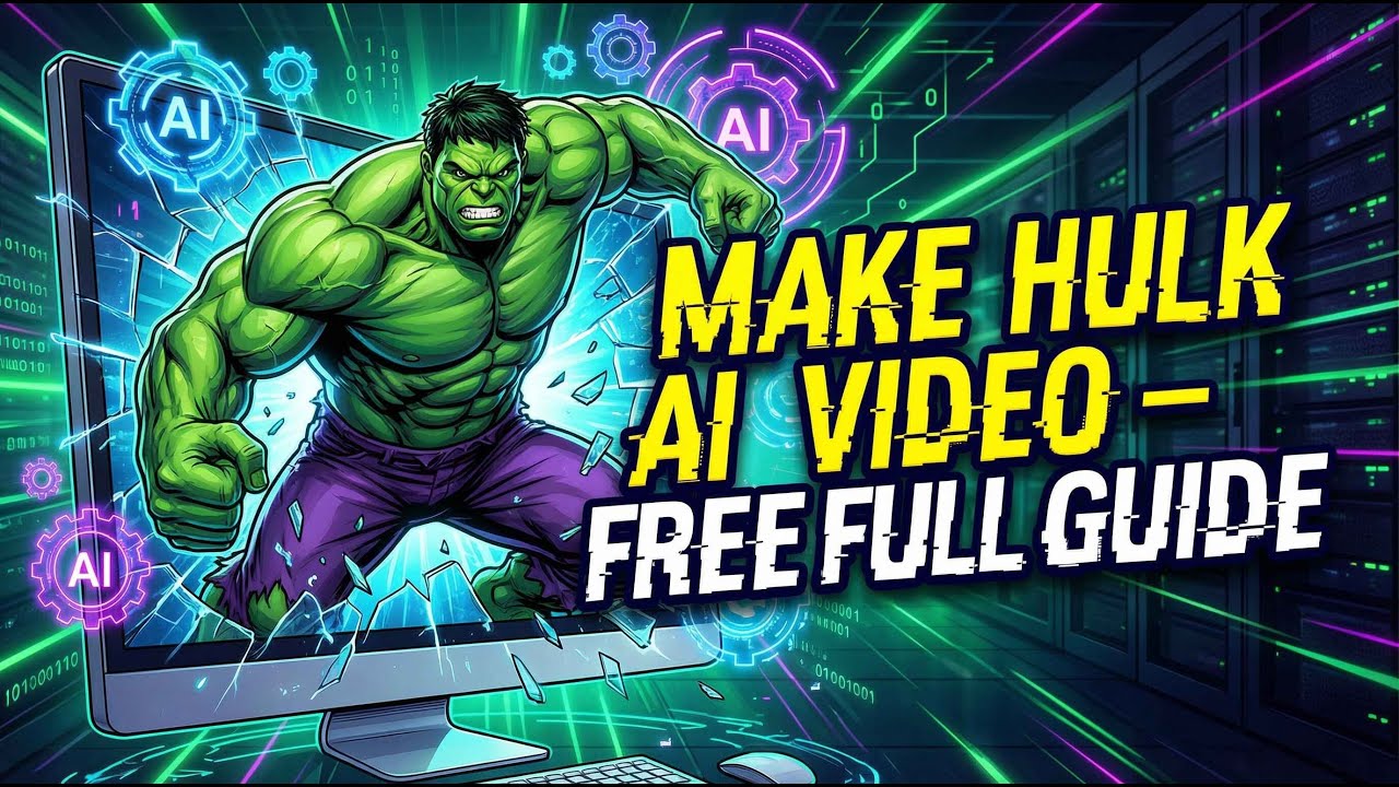 How to Make Hulk AI Video Free | Hulk AI Video Kaise Banaye | Full Guide