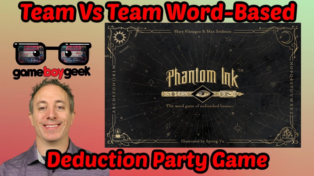 Phantom Ink - A Thematic Team Vs Team Word Based Deduction Party Game