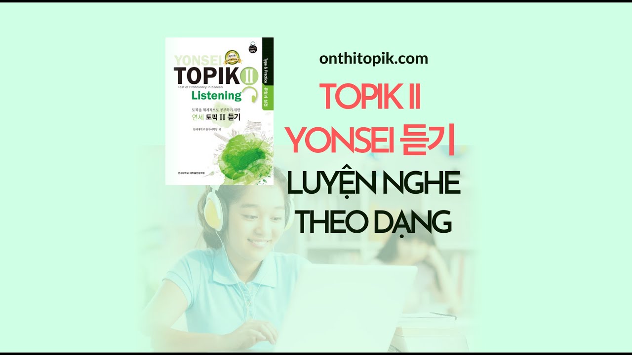 (1회) YONSEI TOPIK II LISTENING 토픽 1 - 듣기