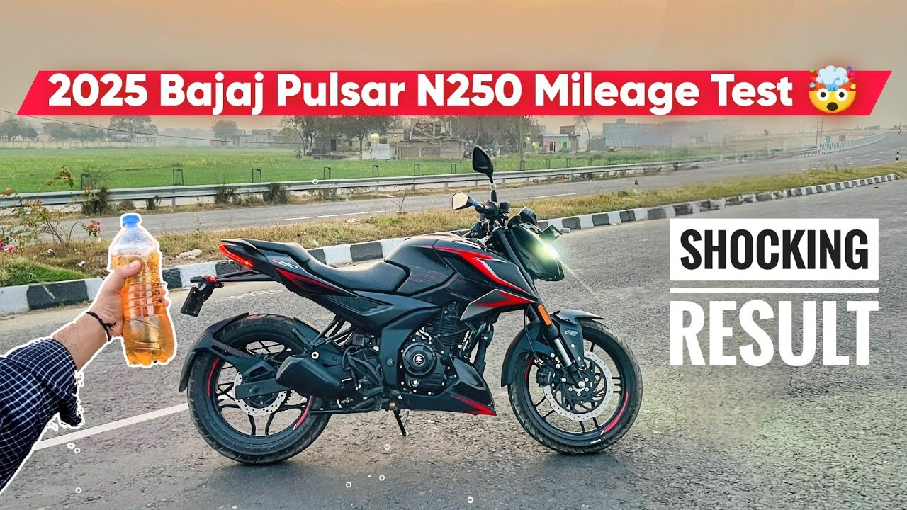 2025 Bajaj Pulsar N250 Bs7 Mileage Test | कितना देती है सच में ?  | Shocking Results 🤯 |