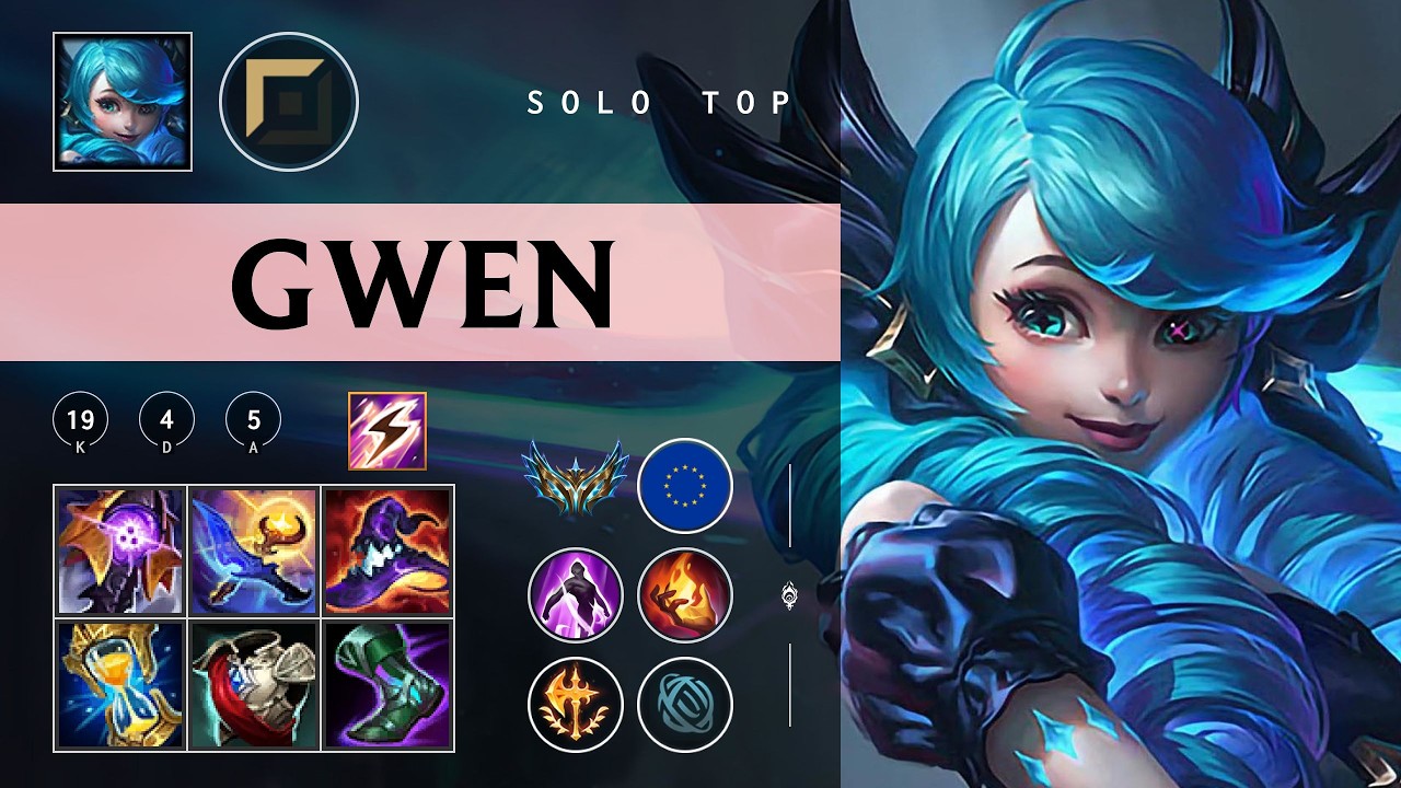 Gwen Top vs Mordekaiser - EUW Challenger Patch 26.04