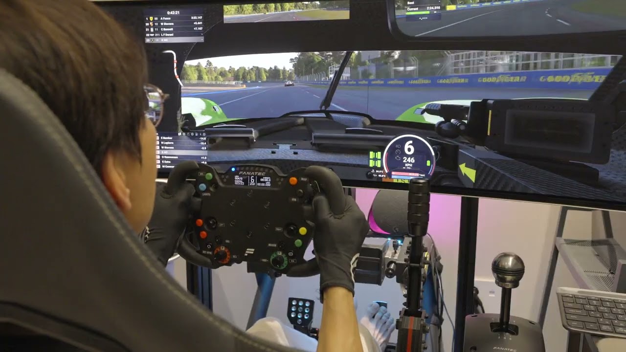 FANATEC ClubSport Wheel Rim GT3 Endurance TEST Driving(Leman Ultimate,Iracing)