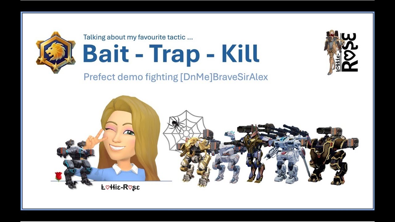 Bait-Trap-Kill | Explanation of my favourite tactic | War Robots | WR