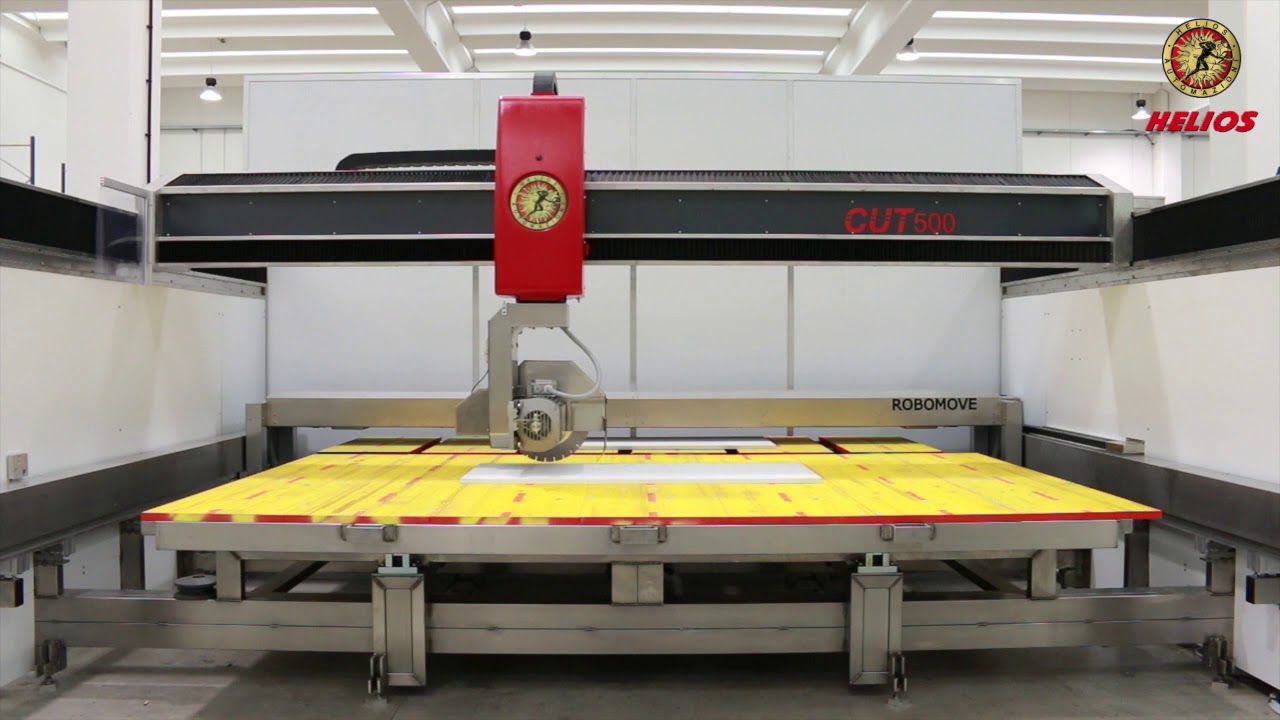 Helios CUT 500_Precise and user-friendly 5 axis CNC bridge saw