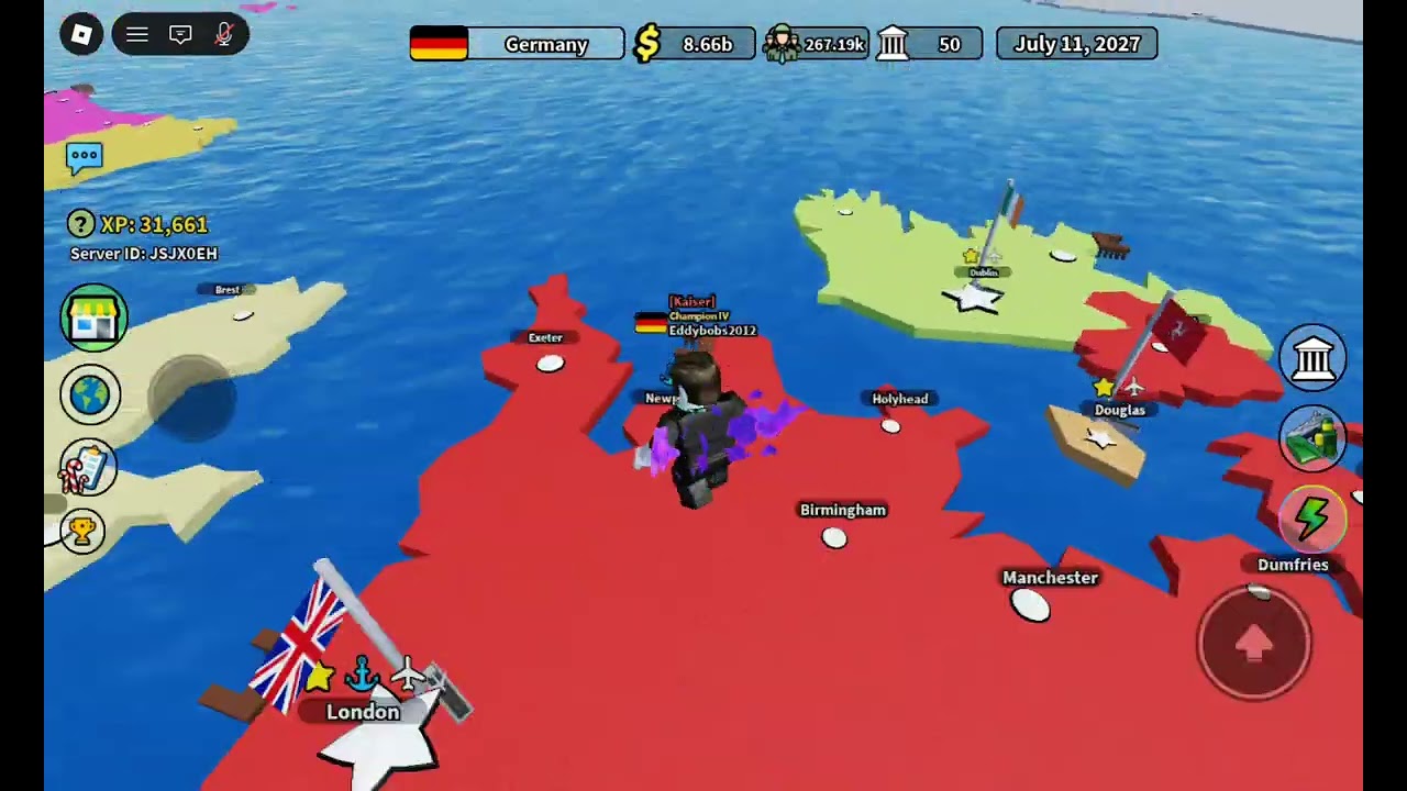 30 minutes in control europe trying take as much land 😐 #roblox