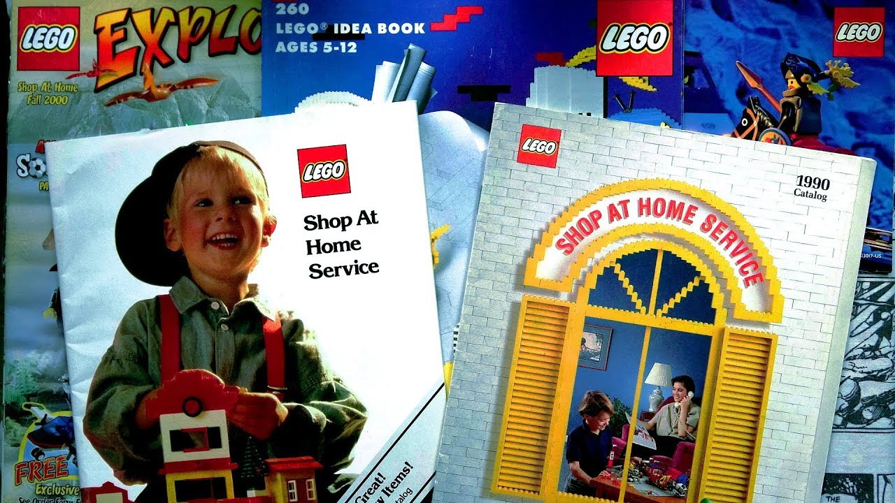 Checking out some Lego catalogs!