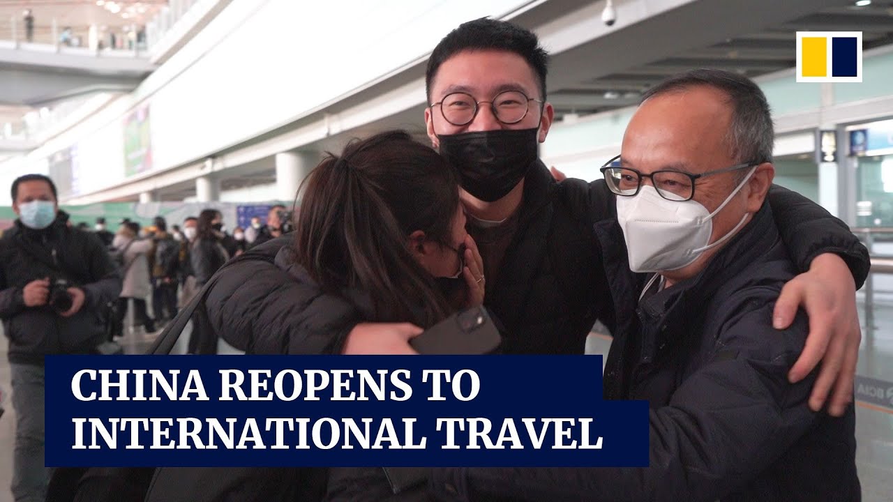 First travellers arrive and depart from Beijing as China reopens international borders