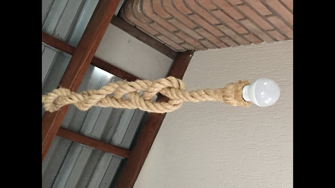 Pendente de corda 2 como passar o fio passo a passo