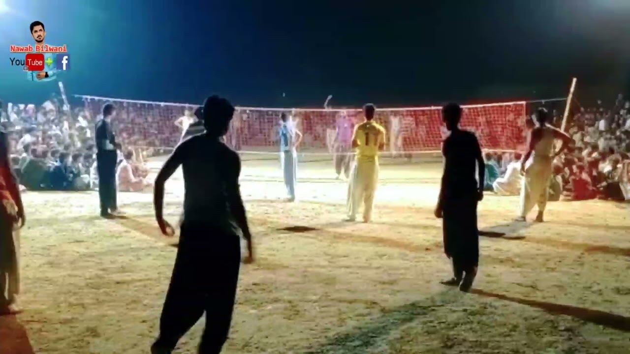 All pakistan volleyball match kashi taunsa Vs Tariq jalbani new match basti seethari