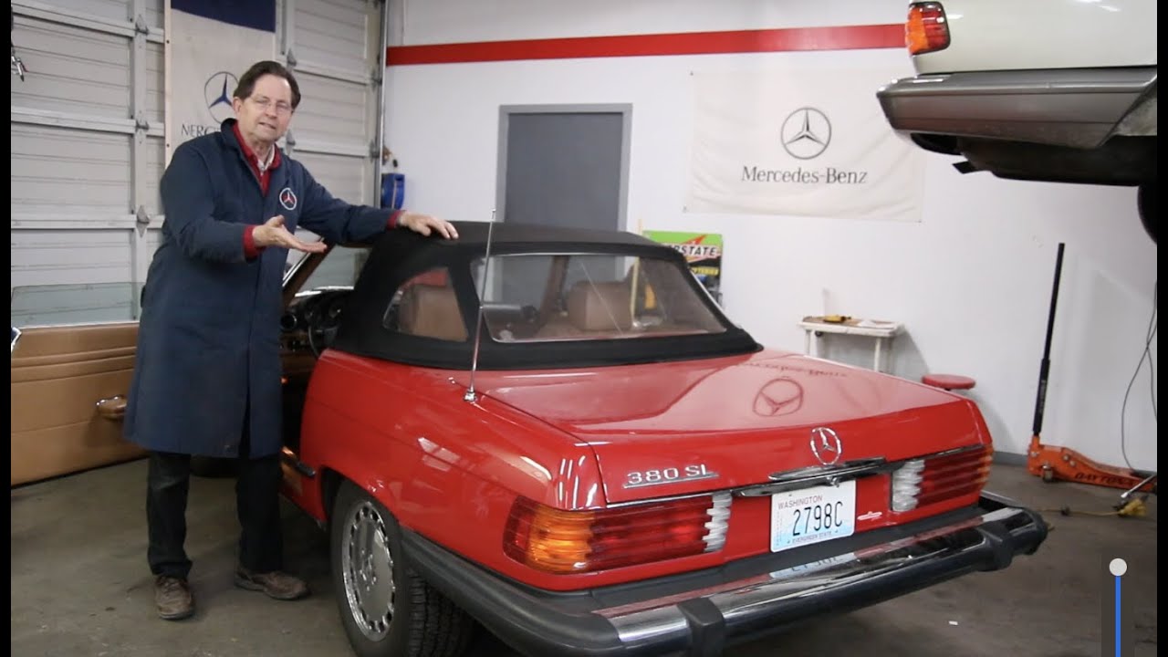 Mercedes 450SL and 380SL R107 Convertible Power Antenna Replacements