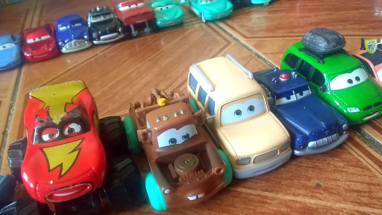 Minha Coleção de Carrinhos do Filme Carros (1, 2 e o 3)