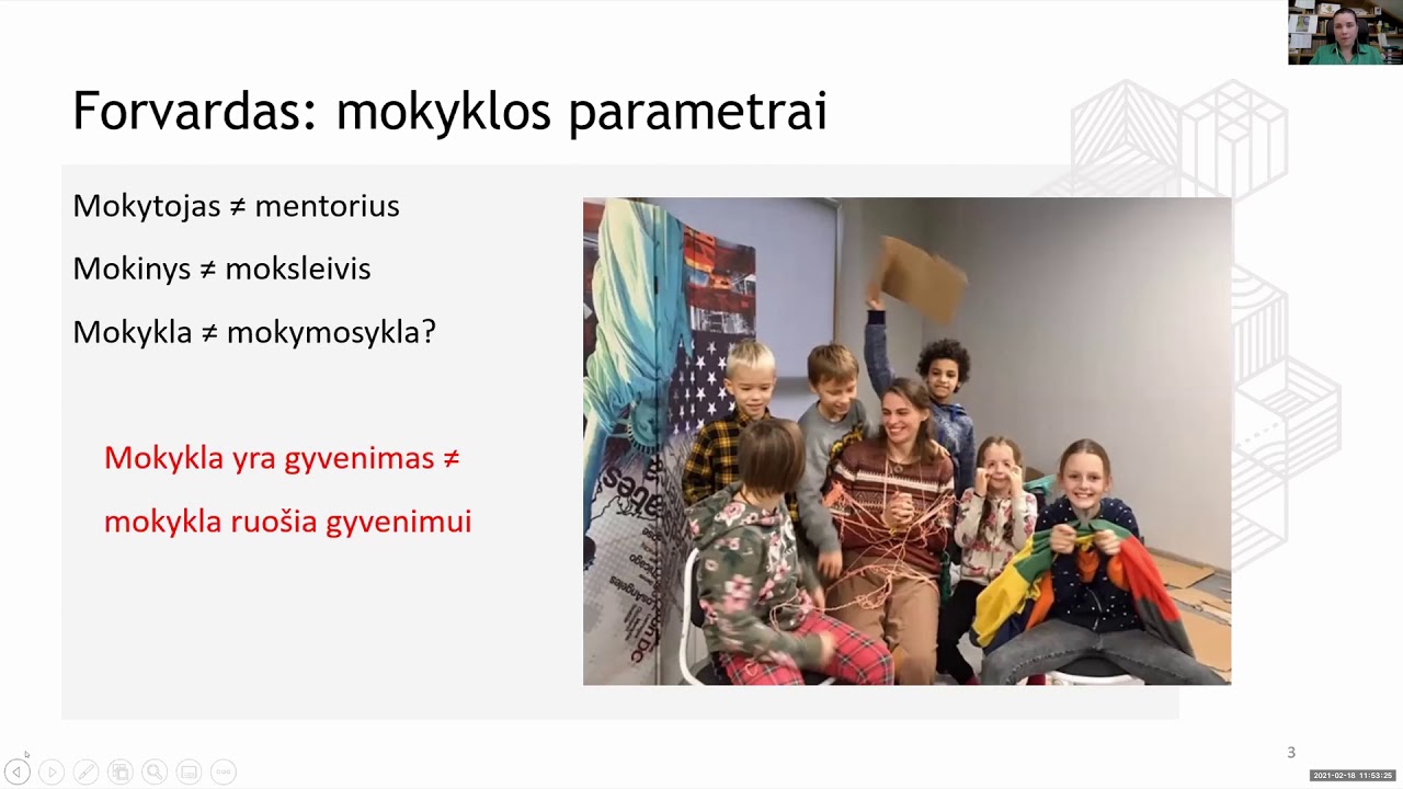 7. Forvardas: mokykla kiekvienam vaikui
