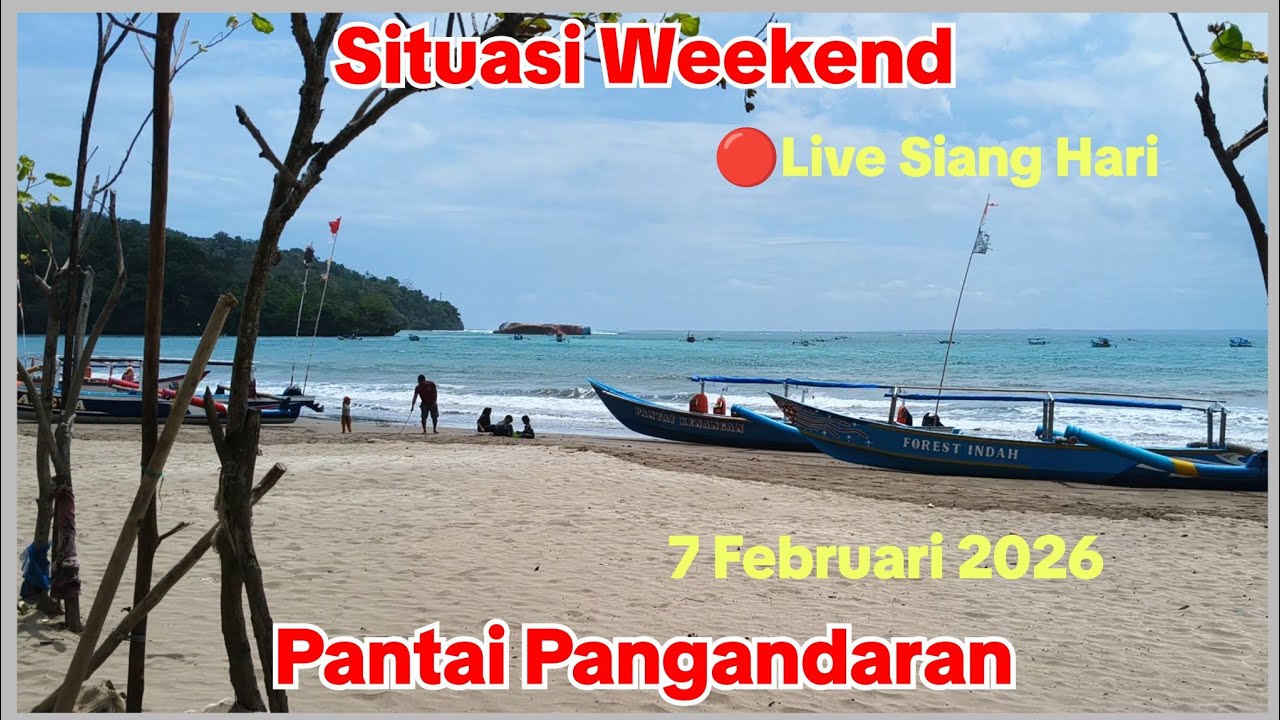 🔴Live Pantai Pangandaran | 7 Februari 2026