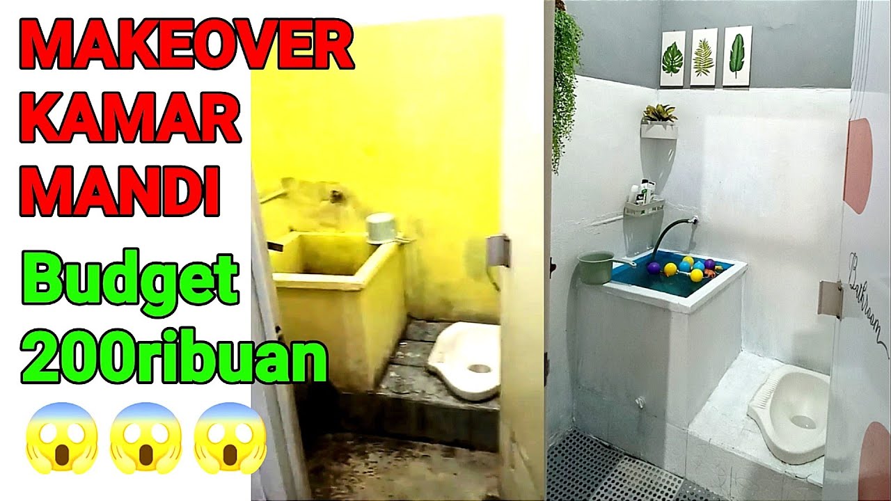 Makeover Kamar Mandi Kontrakan: Dari Jorok Banget Jadi Super Estetik || Biaya Cuma 200ribuan