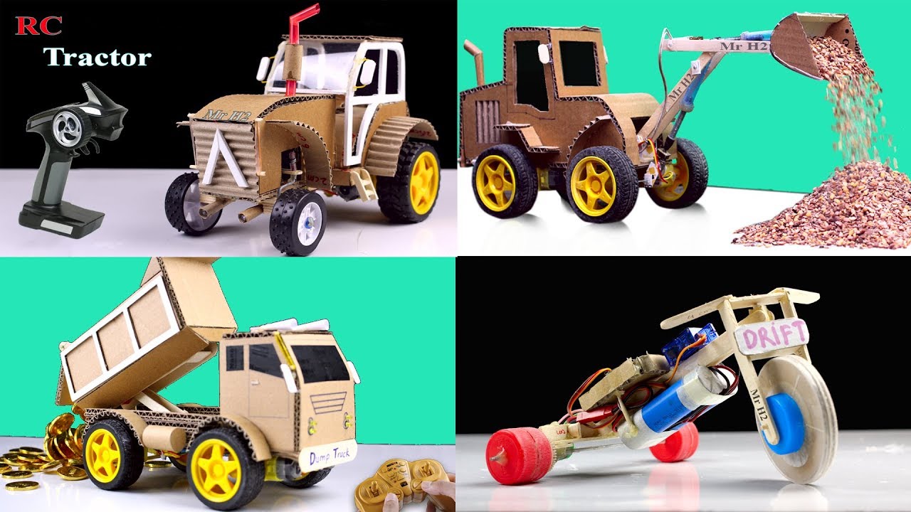 4 Amazing Rc Cars You Can Do at Home - Compilation - Diy Remote Control Toys
