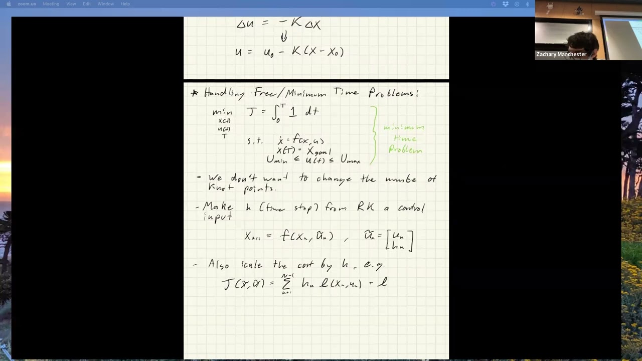 Optimal Control (CMU 16-745) - Lecture 12: Direct Trajectory Optimization Methods