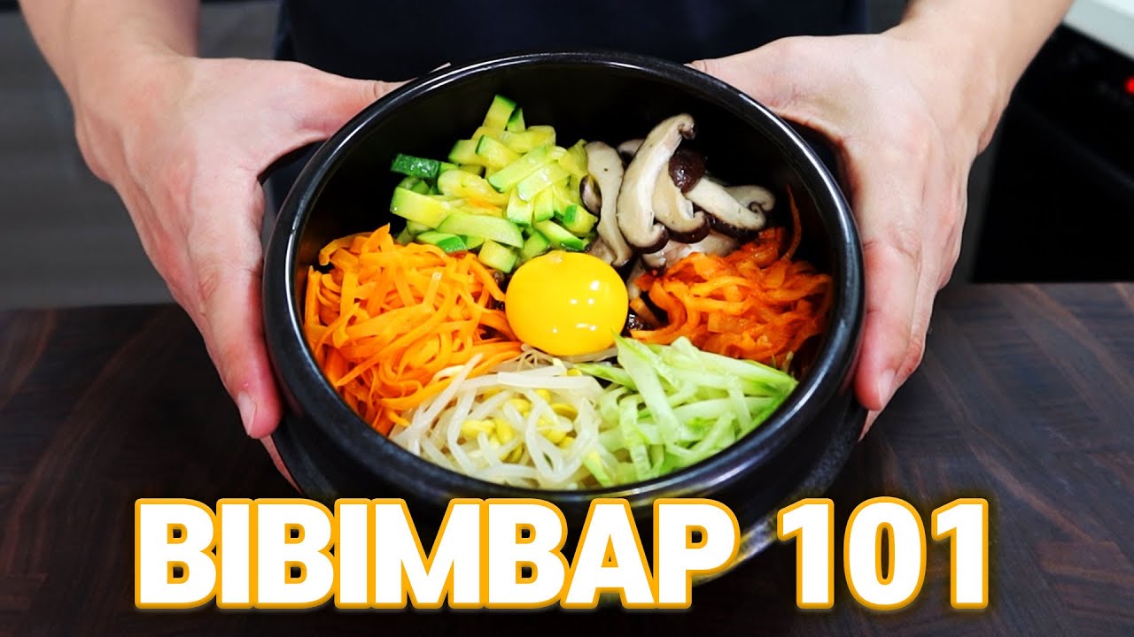 How to Make Bibimbap & Dolsot Bibimbap Korean Rice Bowl
