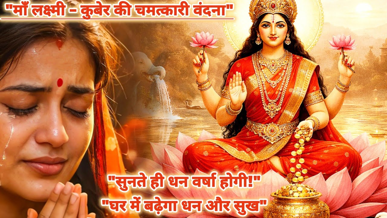 माँ लक्ष्मी कुबेर मंत्र | घर में बढ़ेगा धन और सुख | Powerful Lakshmi Kuber Bhajan🙏🔱 @anaya-factss 