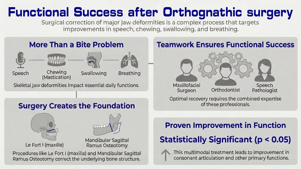 A component of orthognathics: speech therapy